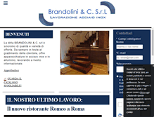 Tablet Screenshot of brandolinisrl.com